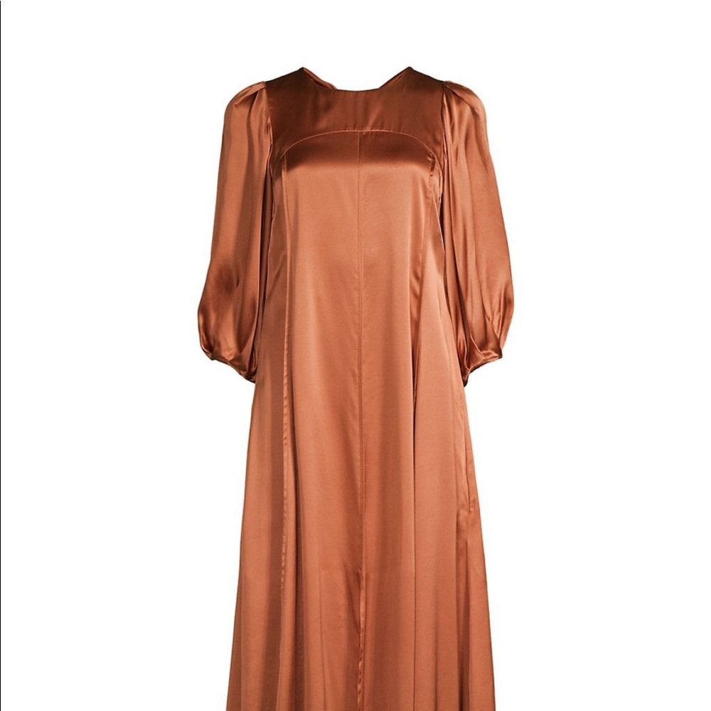 New with tags Rebecca Taylor open back copper midi dress